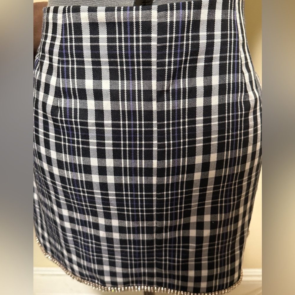 Forever 21 Black and White Mini Pencil Skirt